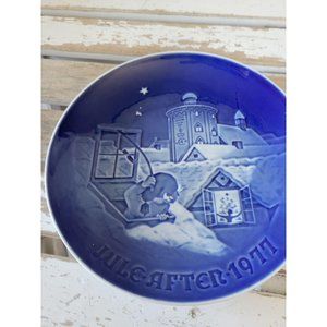 B&g Copenhagen‎ Christmas 9077 1977 Denmark plate b